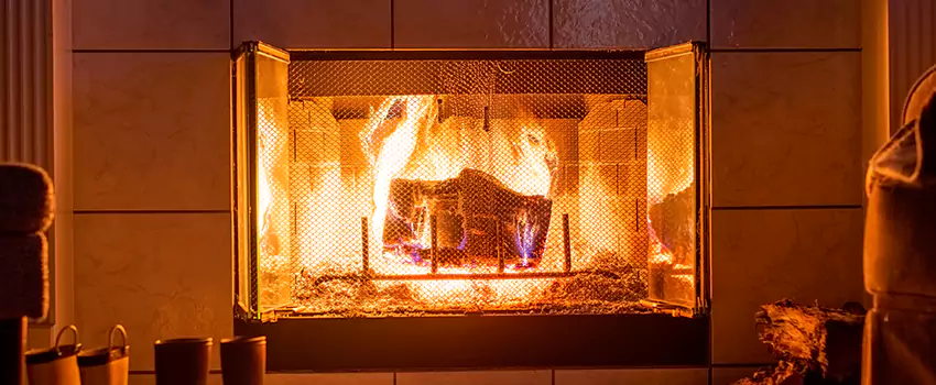 Mendota Hearth Landscape Fireplace Installation in Mentor, Ohio