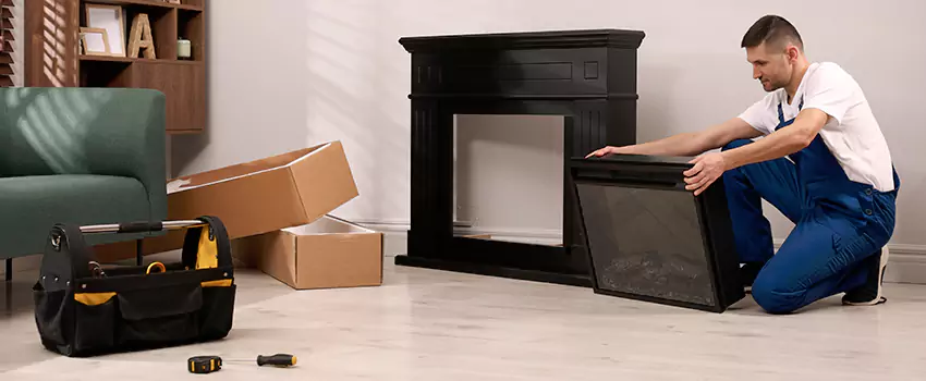 Old Rusted Metal Fireplace Repair And Replacement in Mentor, OH